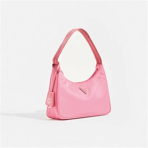prada hobo bag pink
